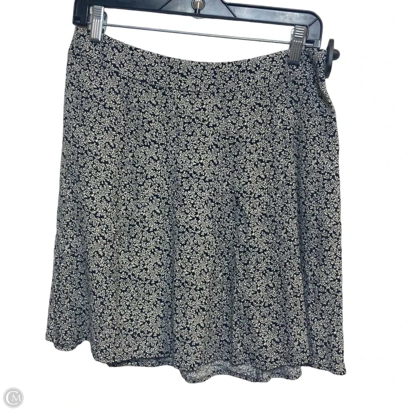 Skirt Mini & Short By Loft In Black & Tan, Size: S