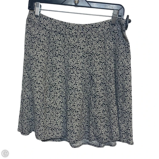 Skirt Mini & Short By Loft In Black & Tan, Size: S
