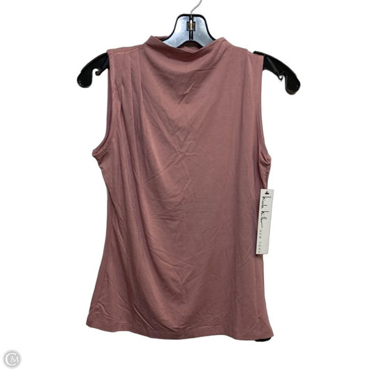 Top Sleeveless By Nicole Miller In Pink, Size: Xs
