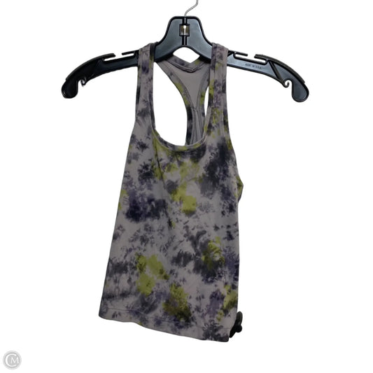 Athletic Tank Top Designer By Lululemon In Green & Purple, Size: Xs
