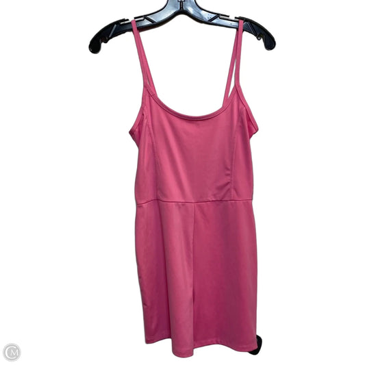 Athletic Dress By Series 8 In Pink, Size: M