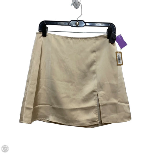 Skirt Mini & Short By Vestique In Tan, Size: M