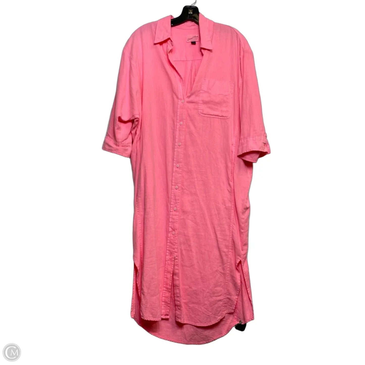 Dress Casual Midi By Universal Thread In Pink, Size: S