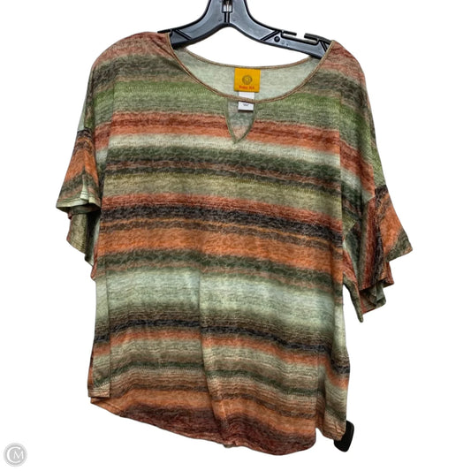 Top Short Sleeve By Ruby Rd In Green, Size: Xl