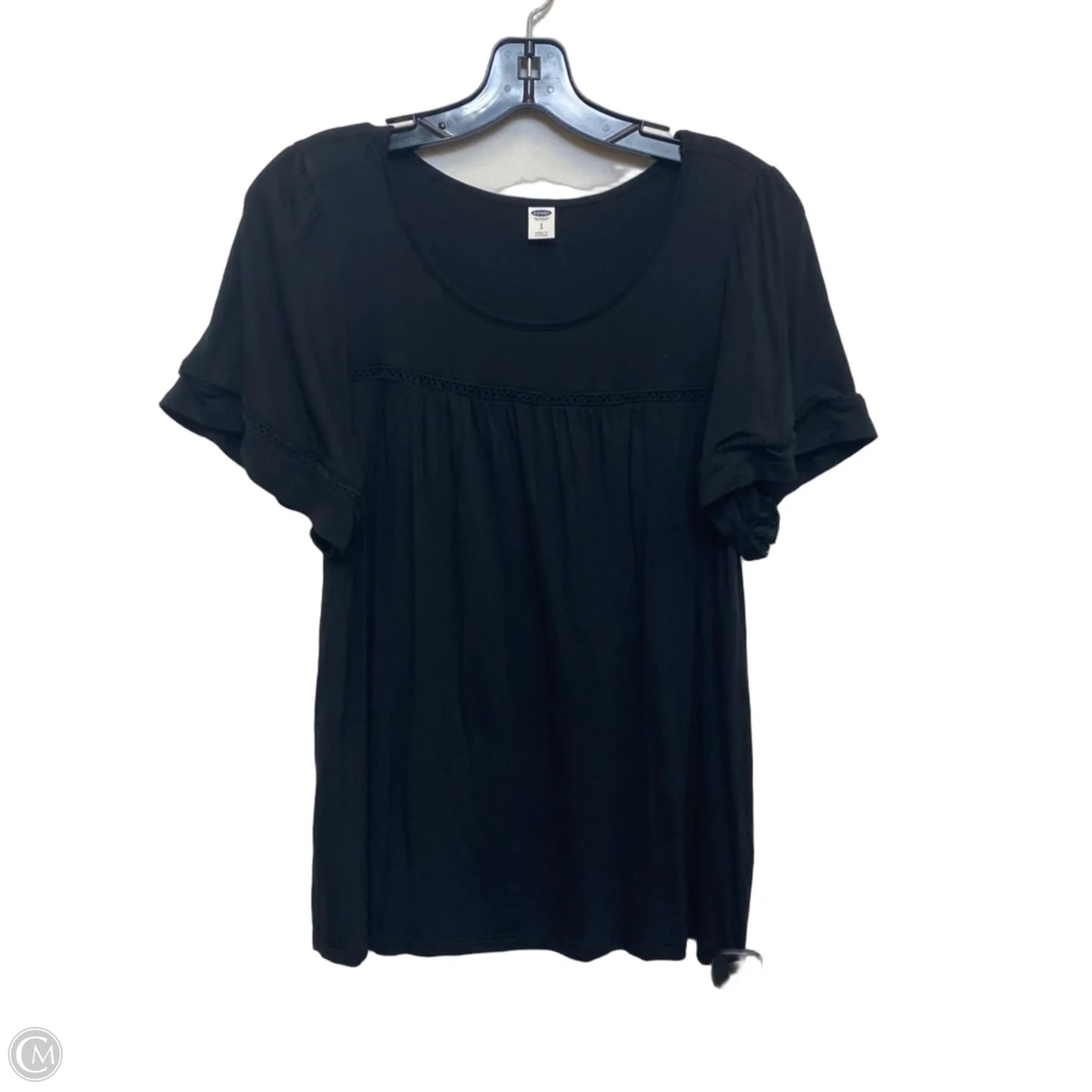 Top Short Sleeve By Old Navy In Black, Size: S