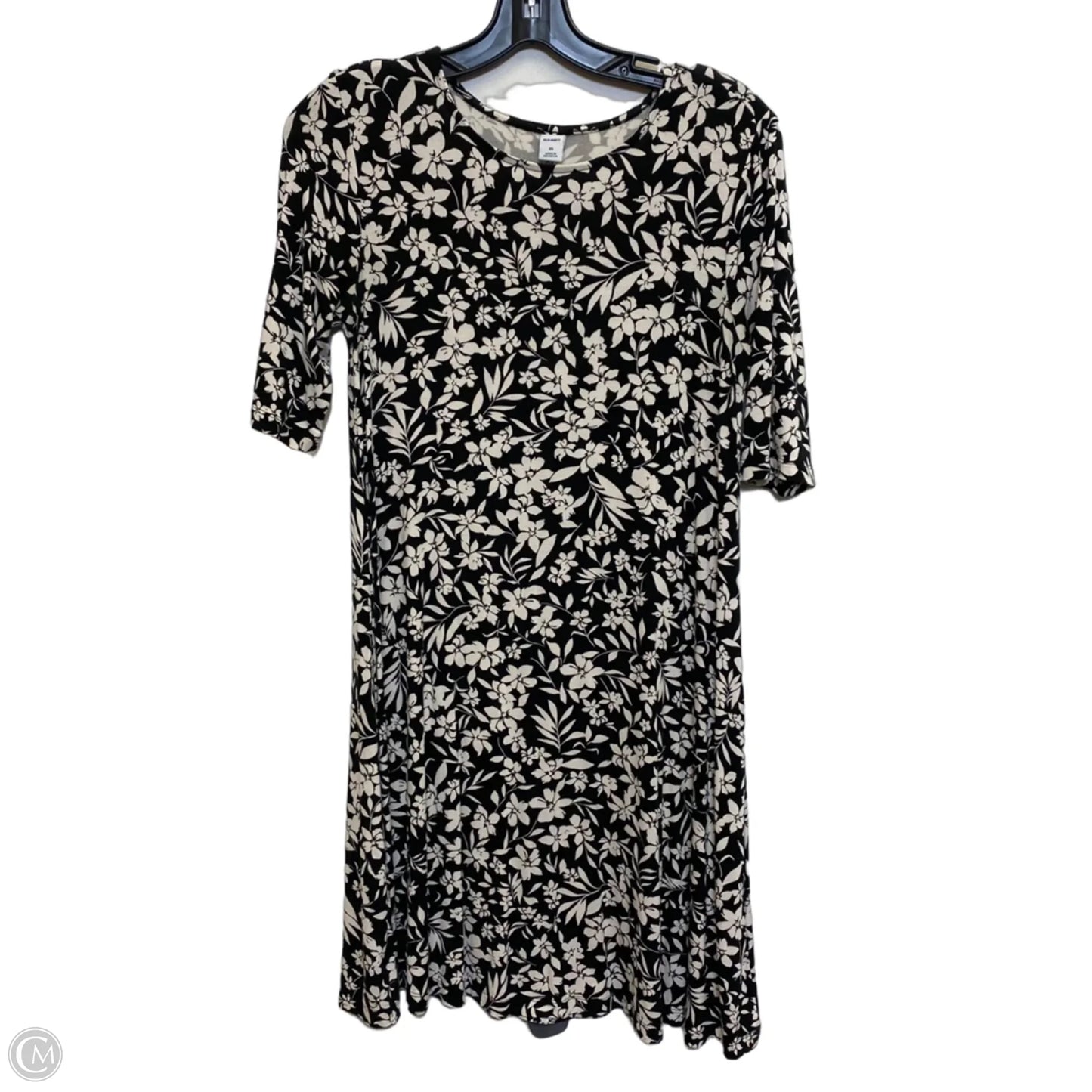 Dress Casual Short By Old Navy In Black & Cream, Size: Xs
