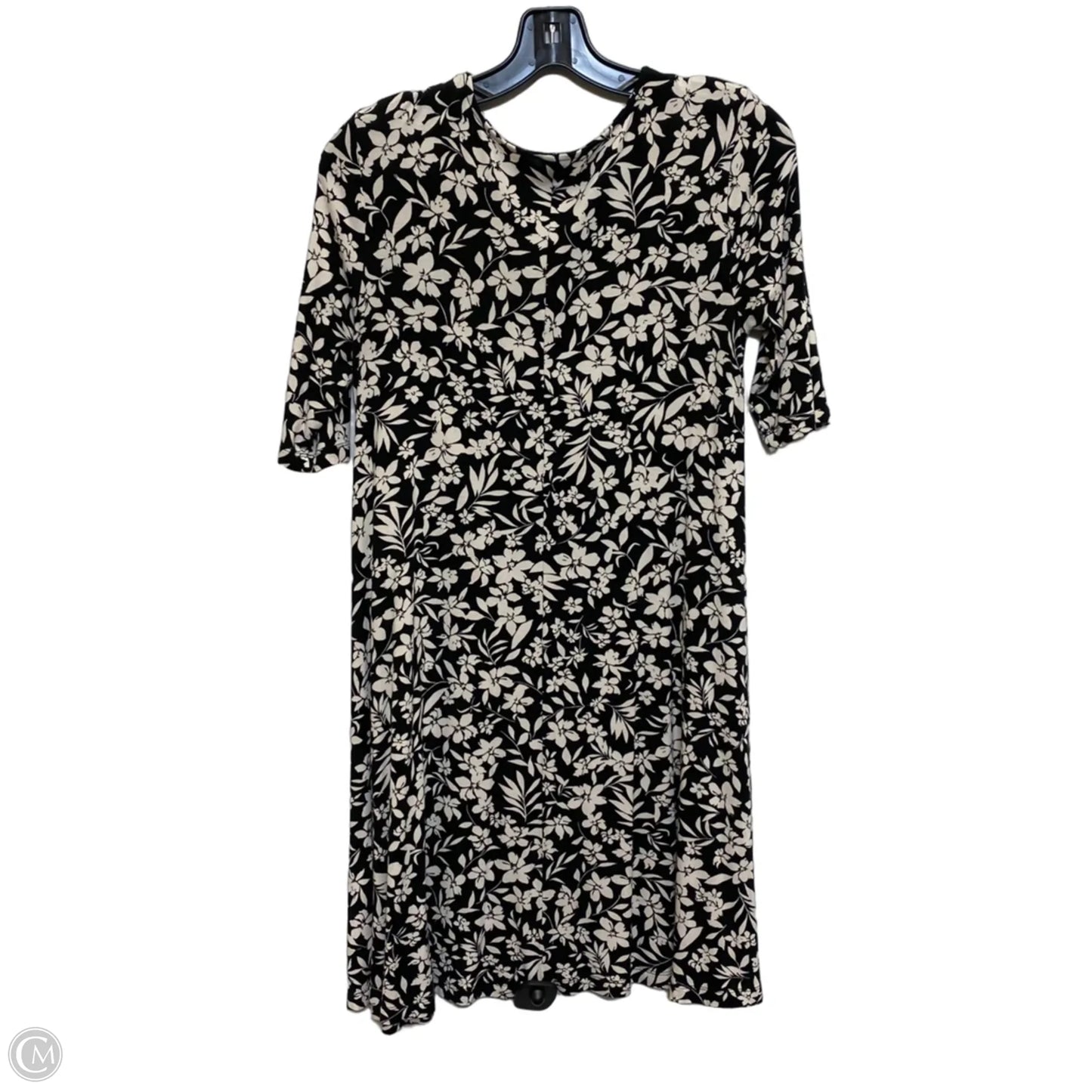 Dress Casual Short By Old Navy In Black & Cream, Size: Xs