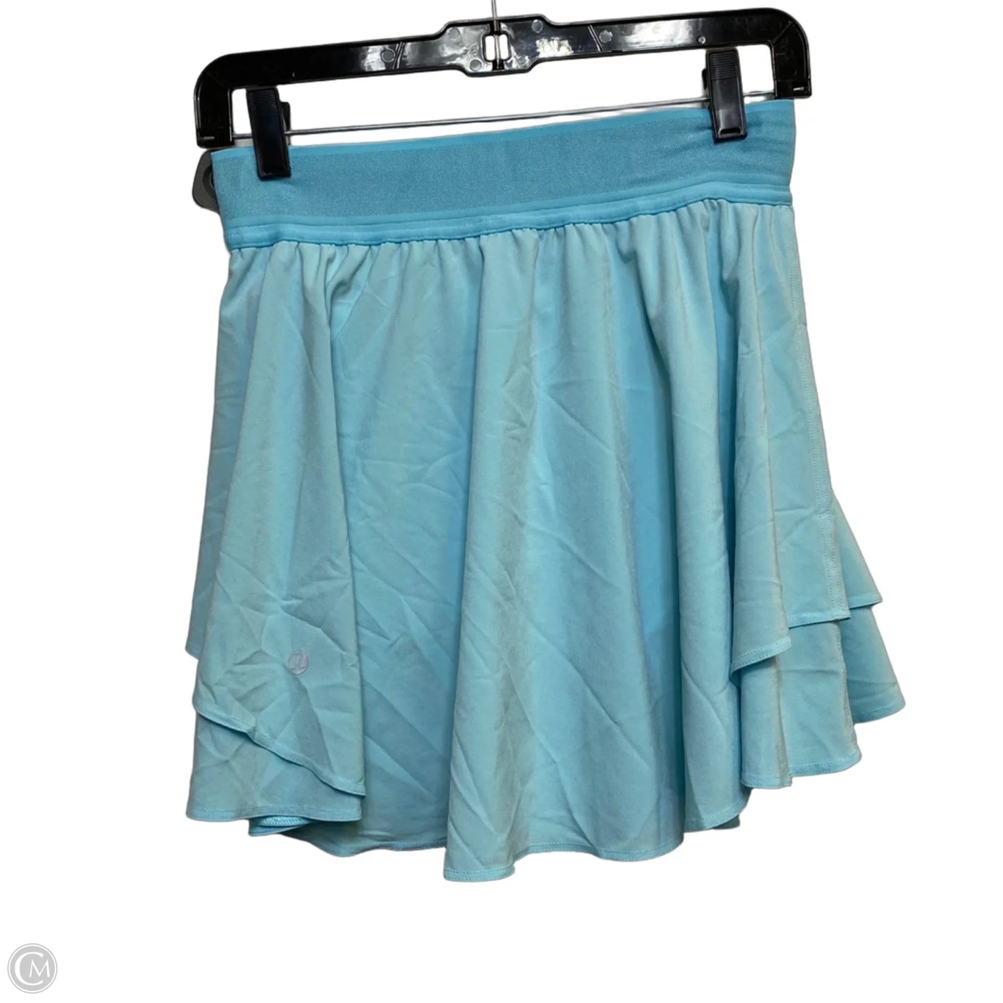 Athletic Skort Designer By Lululemon In Blue, Size: S