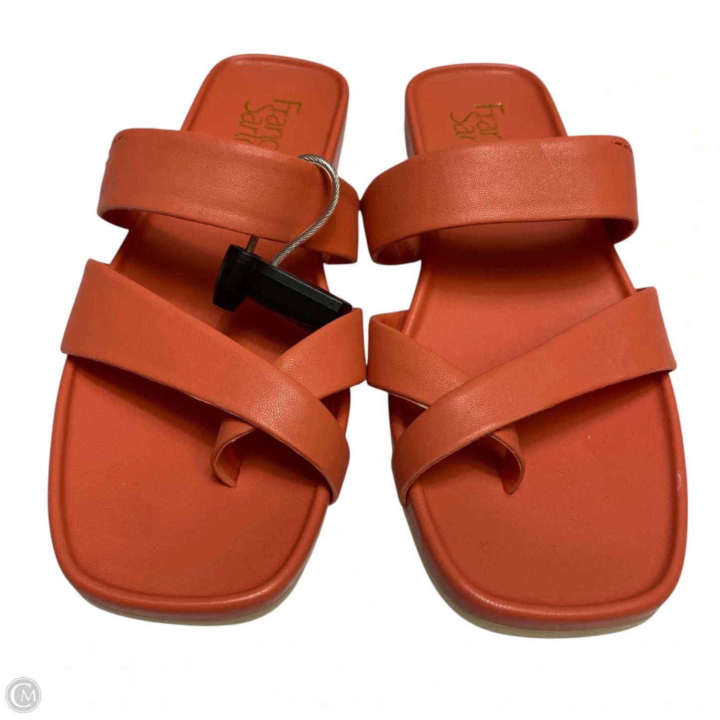Sandals Flats By Franco Sarto In Orange, Size: 7