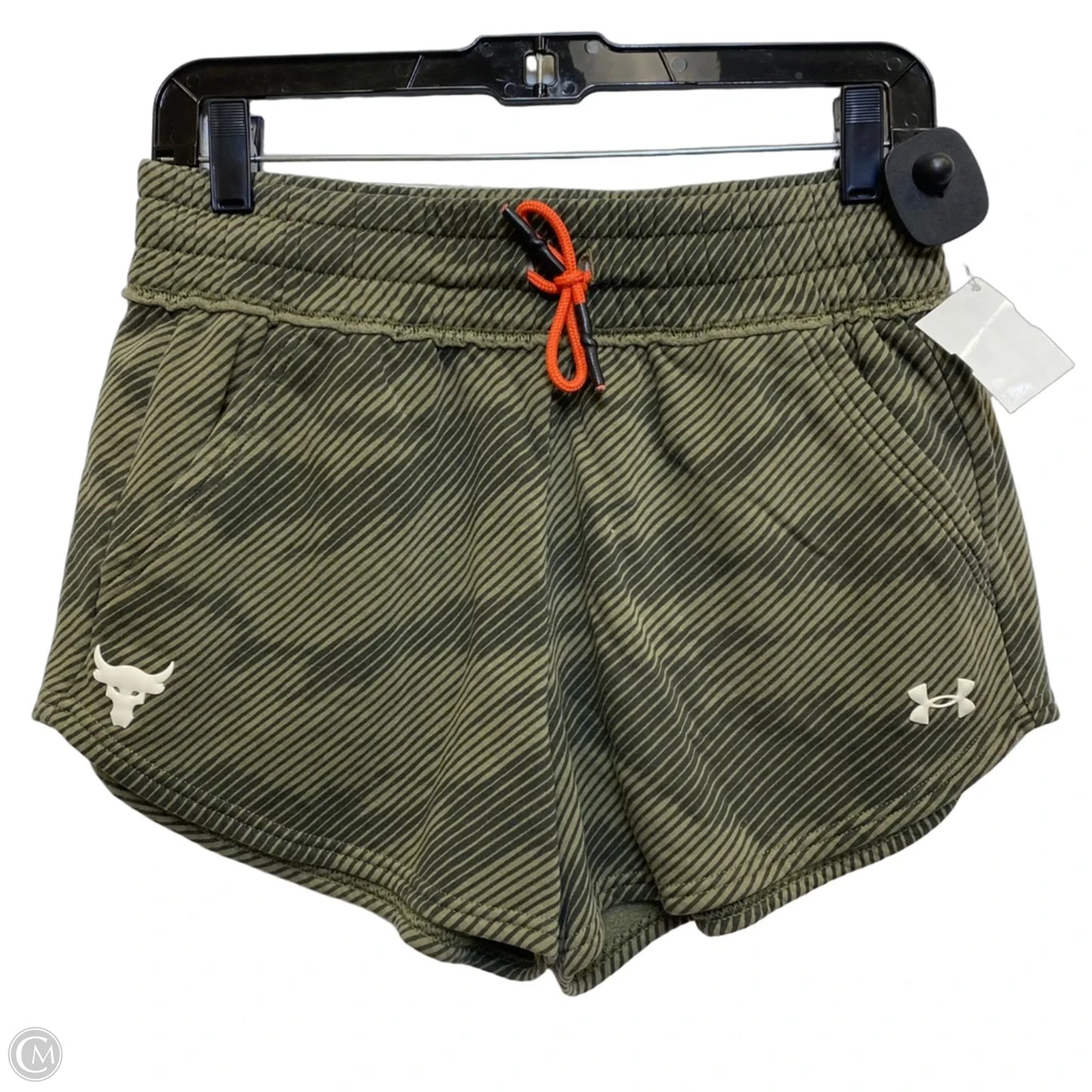 Athletic Shorts By Under Armour In Green, Size: S