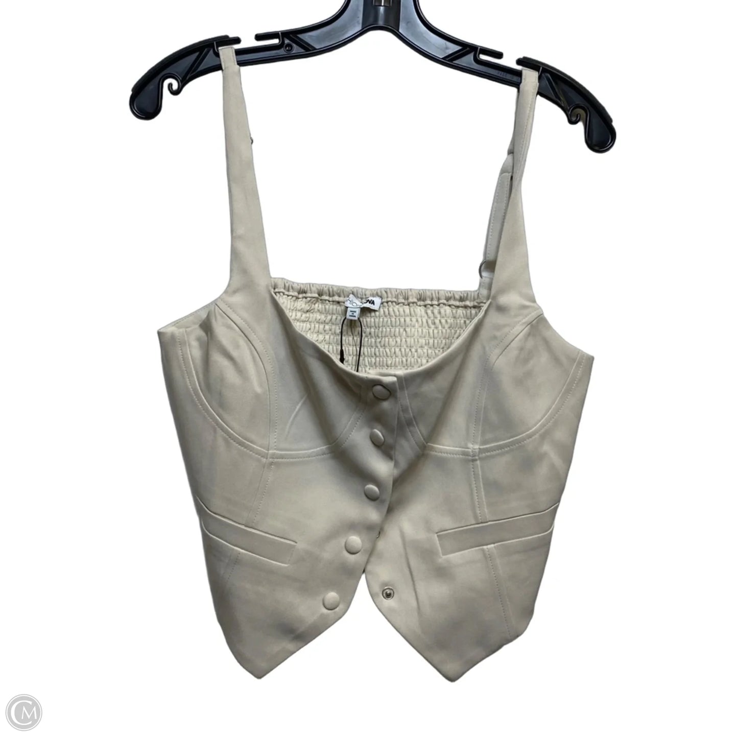 Top Sleeveless By Fashion Nova In Tan, Size: Xl