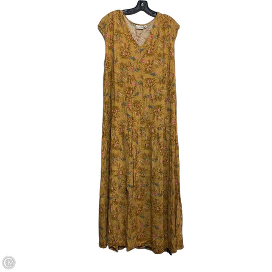 Dress Casual Maxi By Wonderly In Yellow, Size: 1x