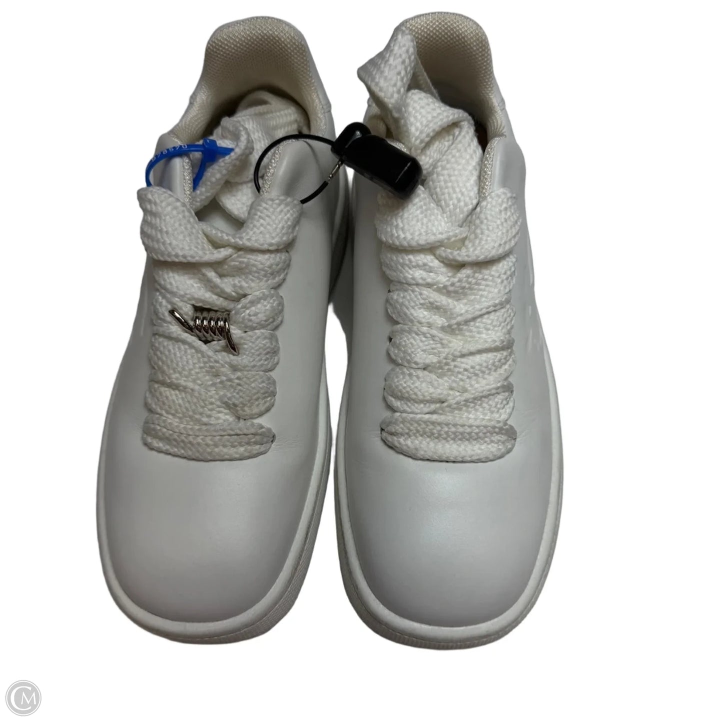 Shoes Luxury Designer By Burberry In White, Size: 7.5