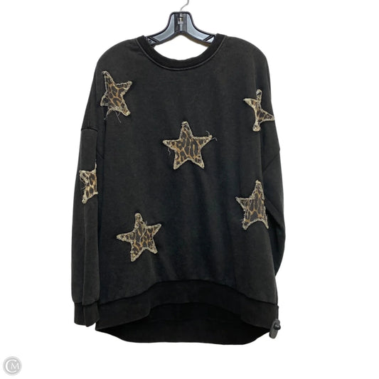 Top Long Sleeve By Oddi In Grey, Size: 2x