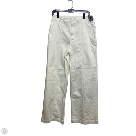 Jeans Wide Leg By Universal Thread In Cream Denim, Size: 6