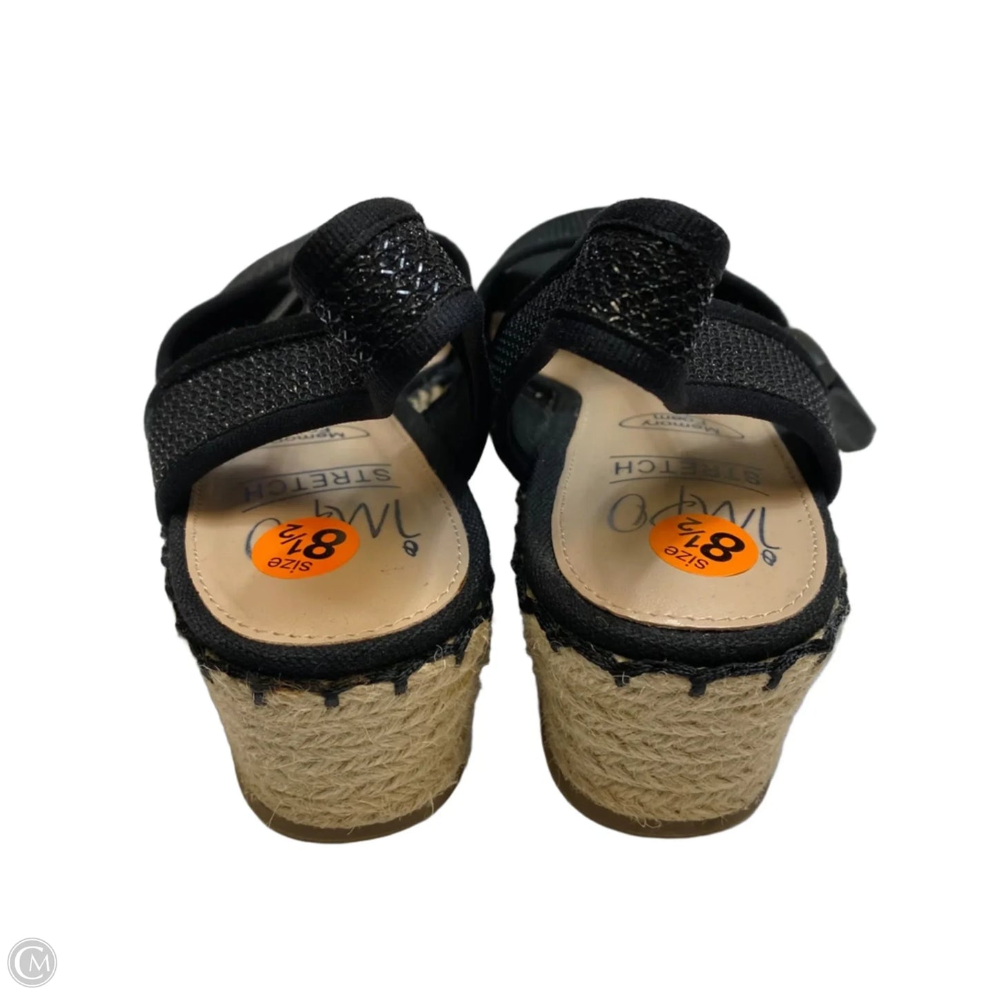 Sandals Heels Platform By Impo In Black, Size: 8.5