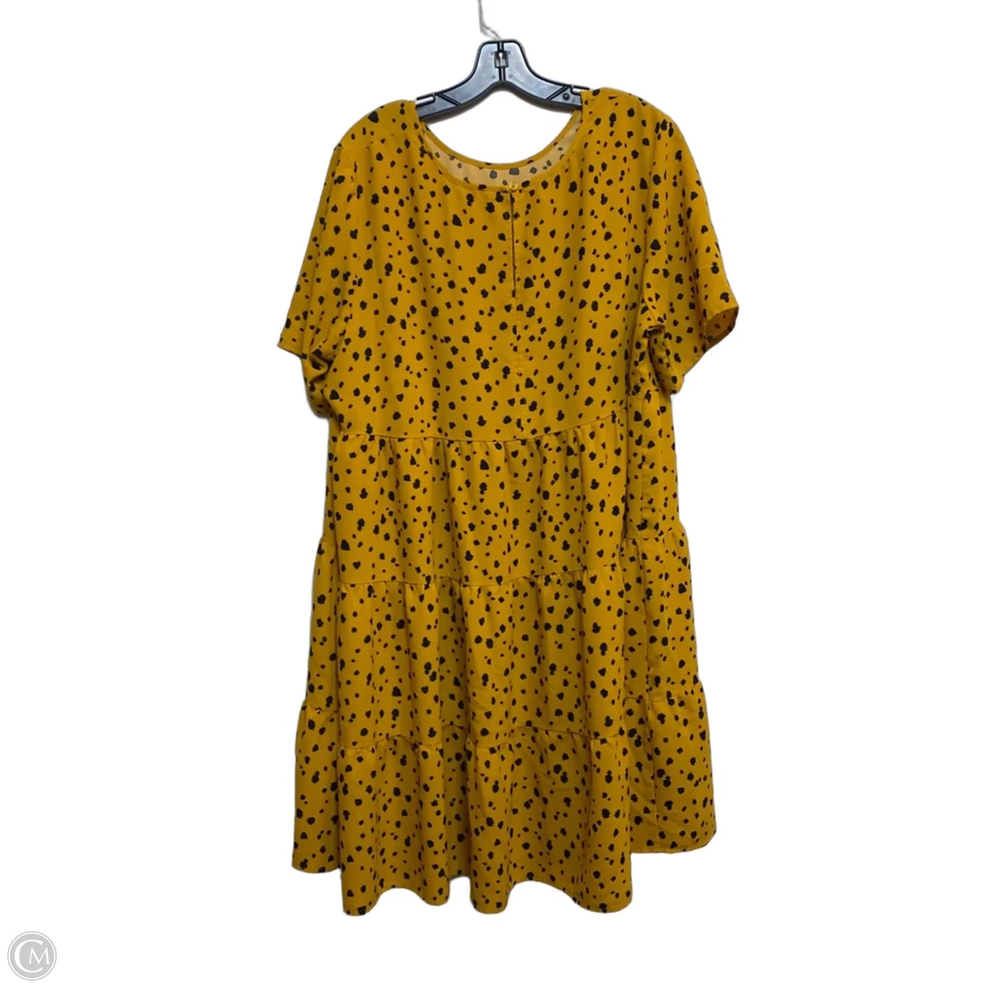 Dress Casual Short By Terra & Sky In Yellow, Size: 1x