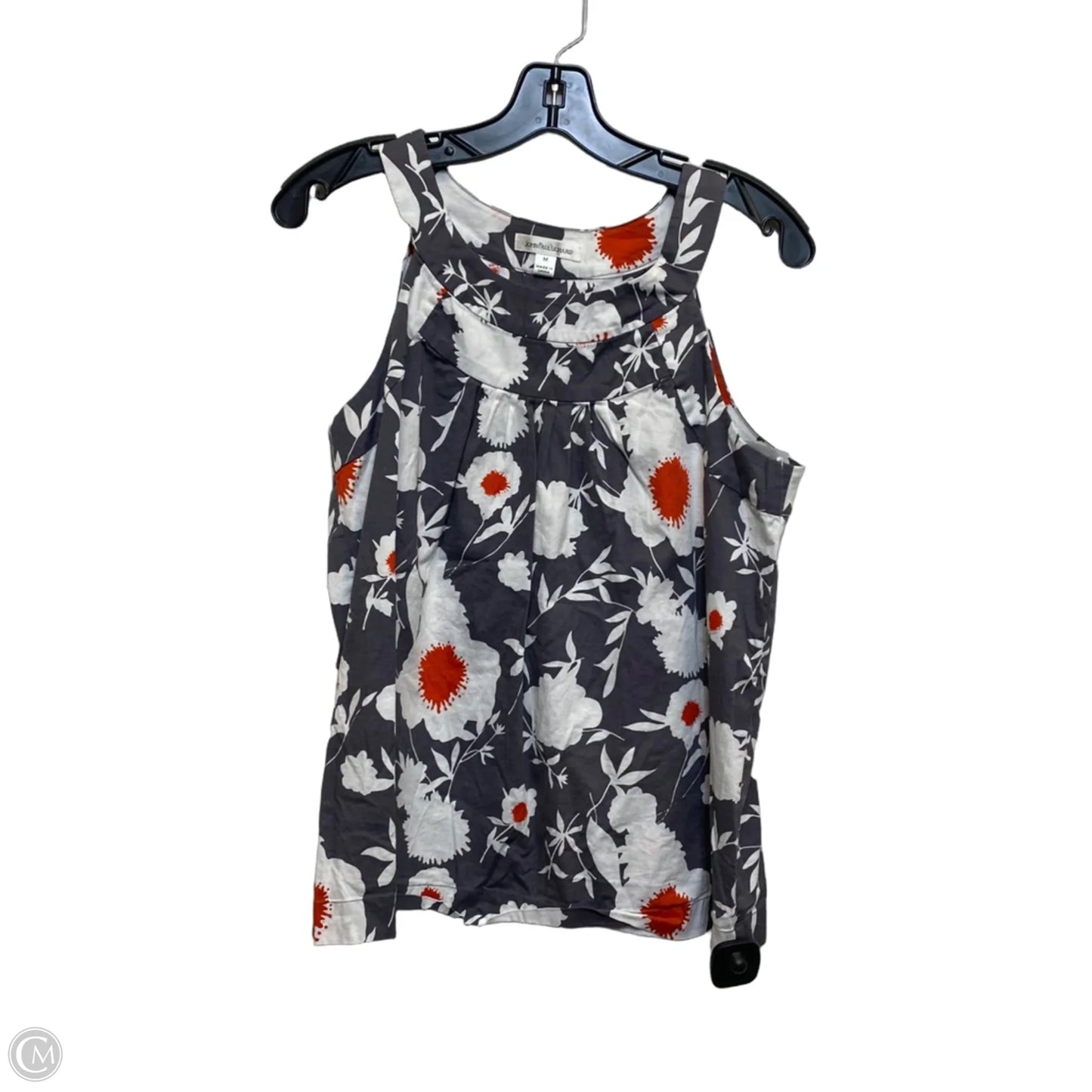 Top Sleeveless By John Paul Richard In Grey, Size: M
