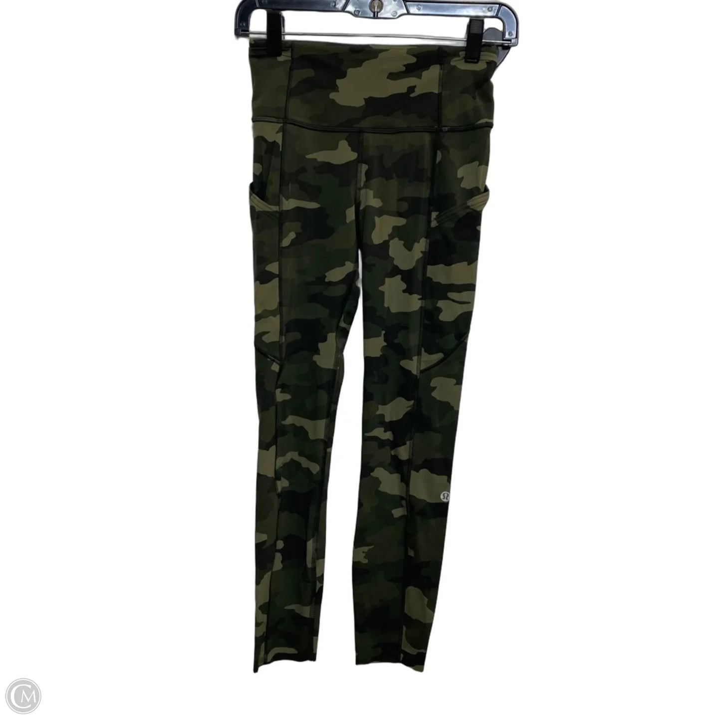 Athletic Leggings By Lululemon In Camouflage Print, Size: S