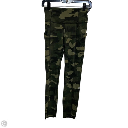 Athletic Leggings By Lululemon In Camouflage Print, Size: S