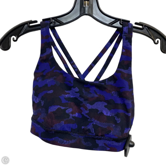 Athletic Bra By Lululemon In Blue, Size: S