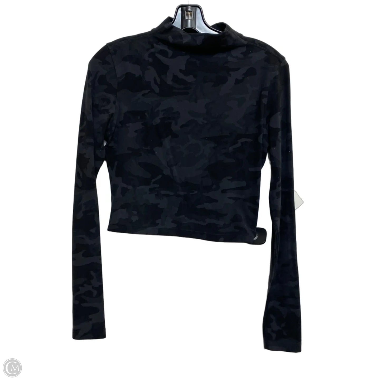 Athletic Top Long Sleeve Crewneck By Lululemon In Camouflage Print, Size: S