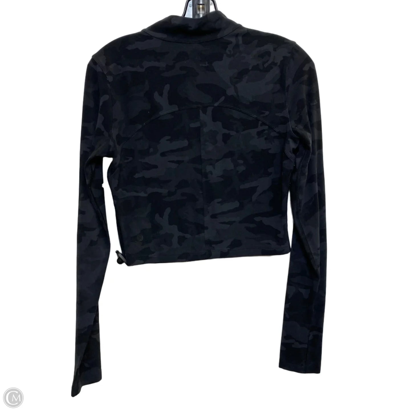 Athletic Top Long Sleeve Crewneck By Lululemon In Camouflage Print, Size: S