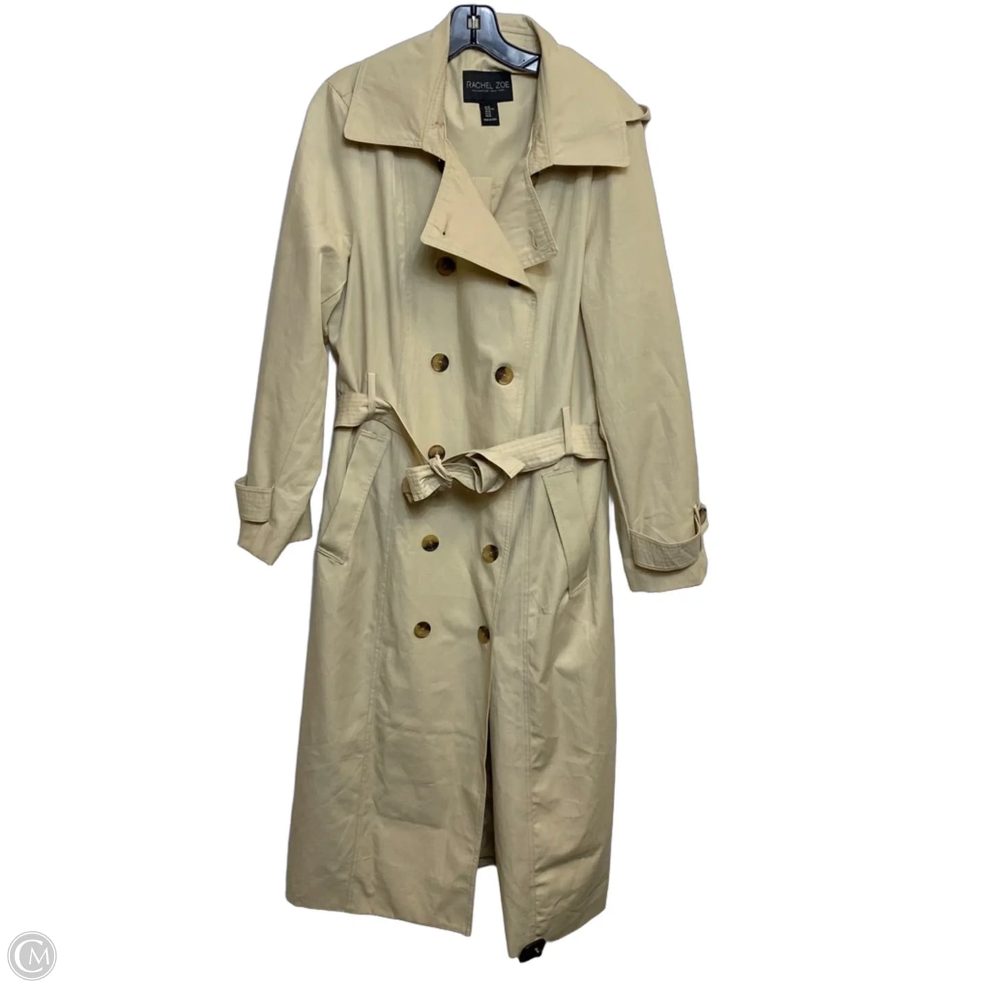 Coat Trench Coat By Rachel Zoe In Tan, Size: Xl