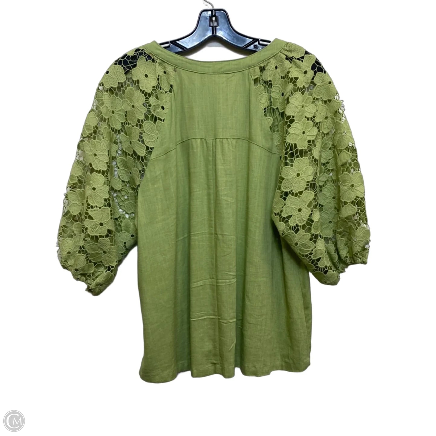 Top Short Sleeve By Umgee In Green, Size: S
