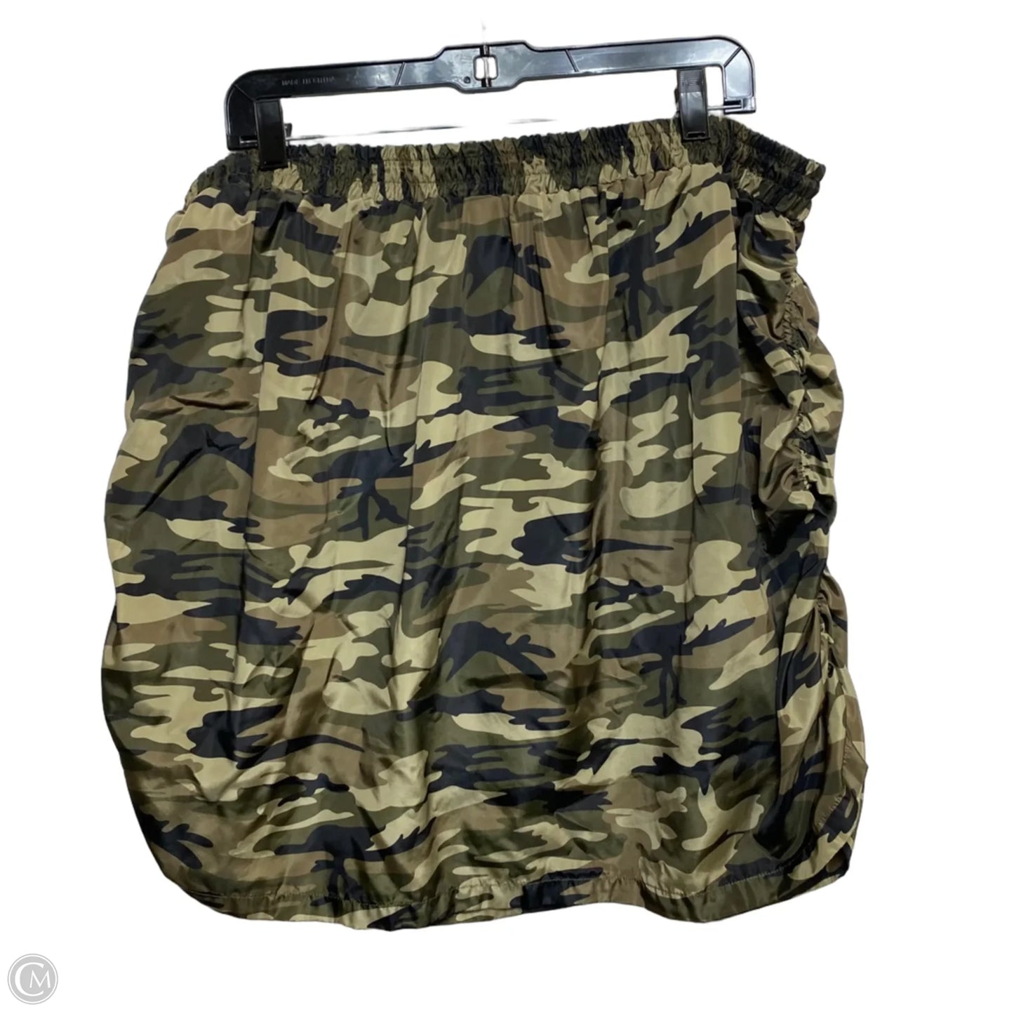 Skirt Mini & Short By Shein In Camouflage Print, Size: 4x