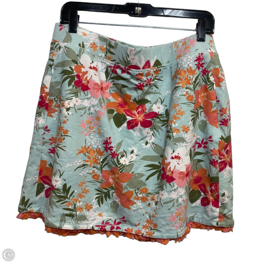 Skort Designer By Spartina In Blue, Size: Xl