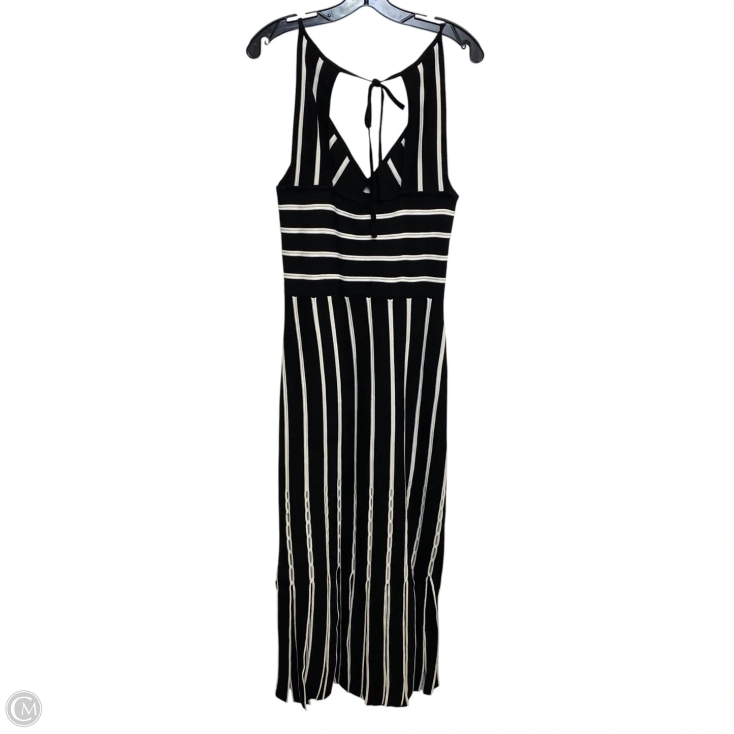 Dress Casual Maxi By White House Black Market In Black & White, Size: M