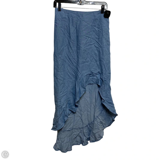 Skirt Midi By New York And Co In Blue, Size: M