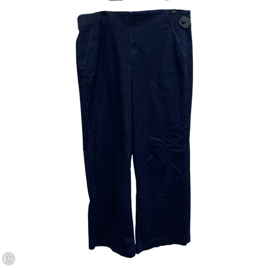 Jeans Wide Leg By Torrid In Blue Denim, Size: 16l