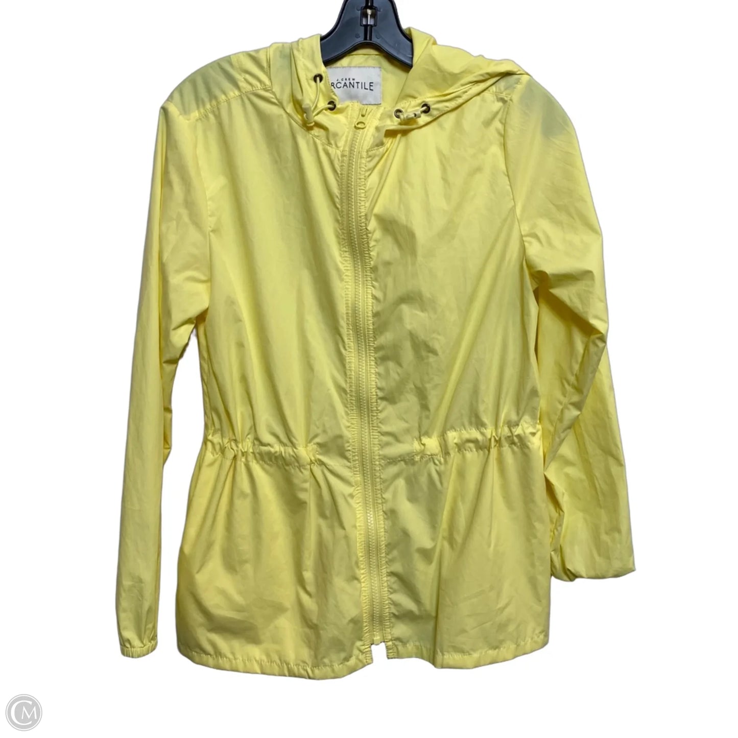 Jacket Windbreaker By J. Crew In Yellow, Size: Xs