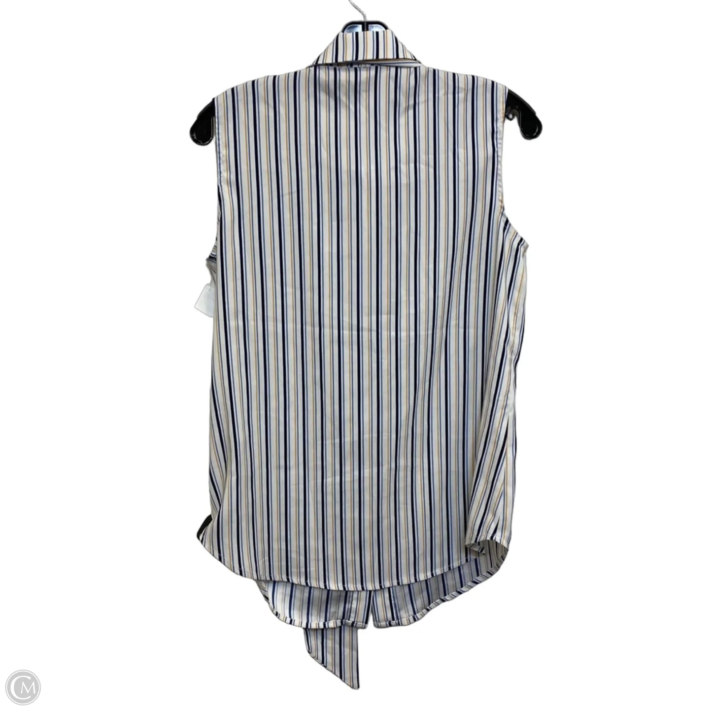 Top Sleeveless By Philosophy In Striped Pattern, Size: S