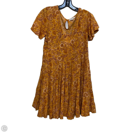 Dress Casual Short By Patrons Of Peace In Orange, Size: S