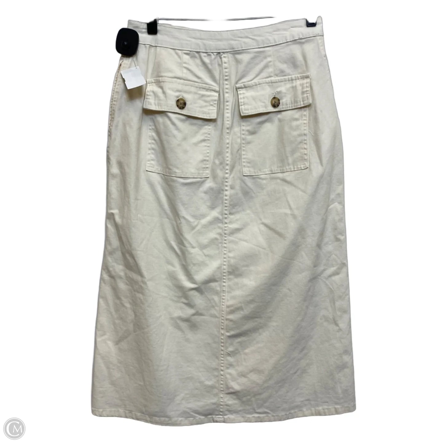 Skirt Midi By Universal Thread In Cream, Size: Xs