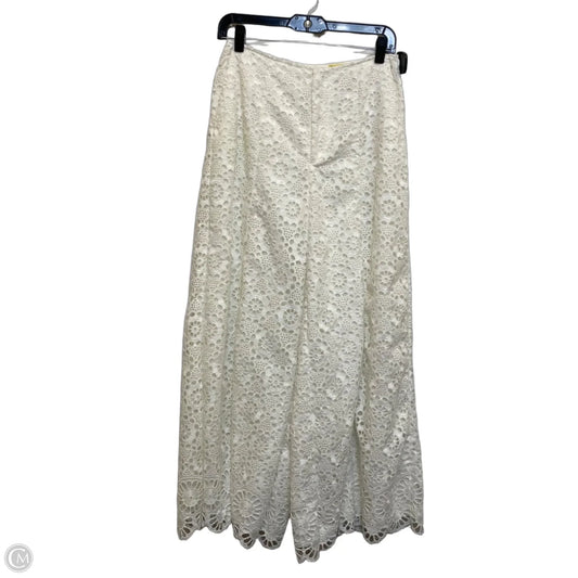 Pants Wide Leg By Maeve In White, Size: 4