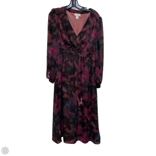 Dress Casual Maxi By Sofia By Sofia Vergara In Purple, Size: M