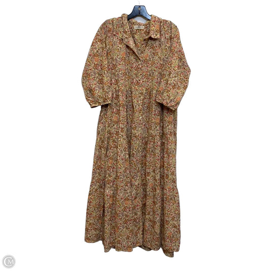 Dress Casual Maxi By Natural Life In Tan, Size: M