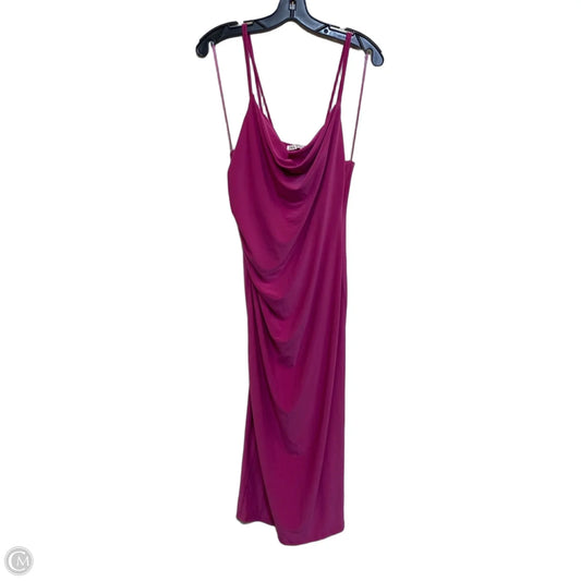 Dress Casual Midi By Zara In Pink, Size: L