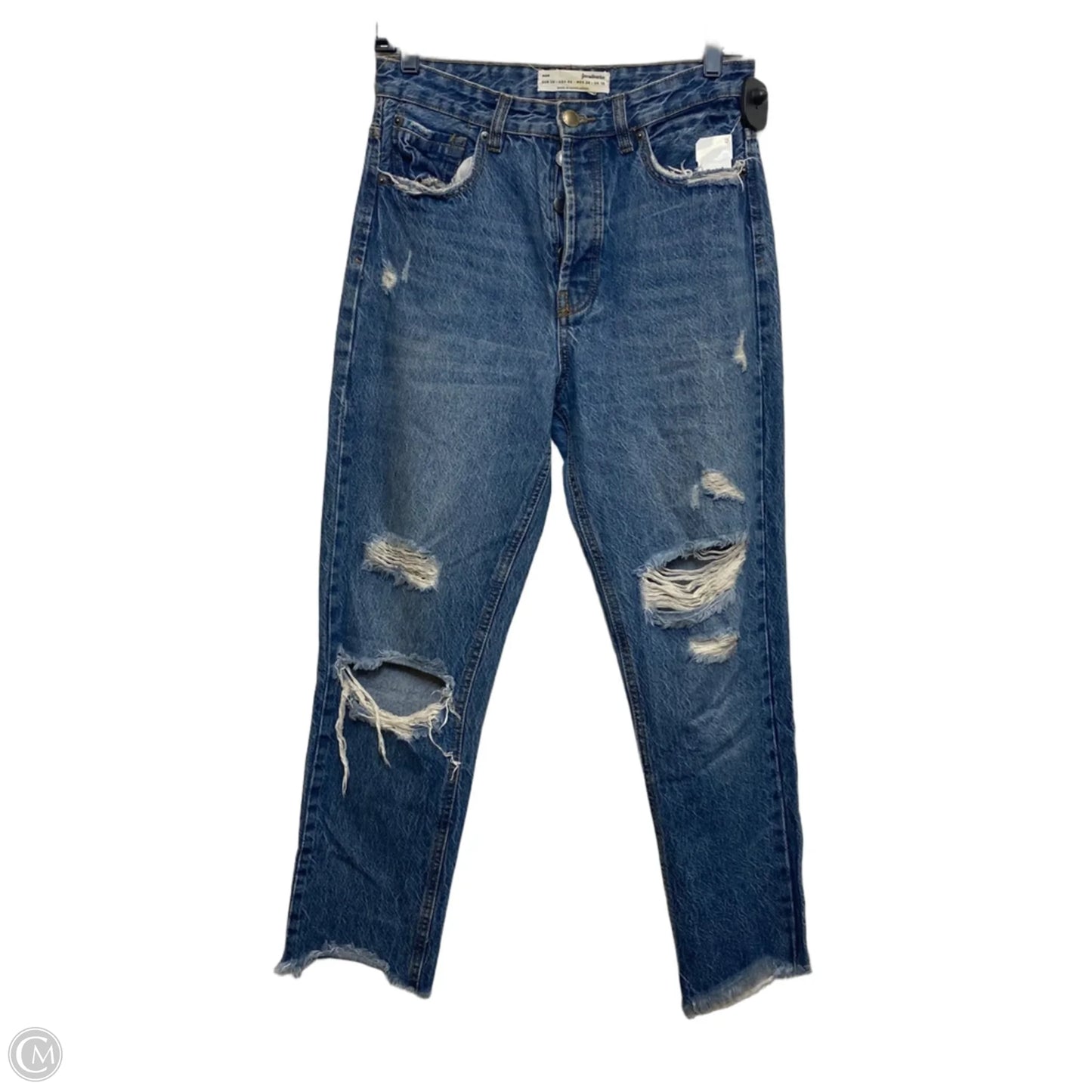 Jeans Boyfriend By Stradivarius In Blue Denim, Size: 6
