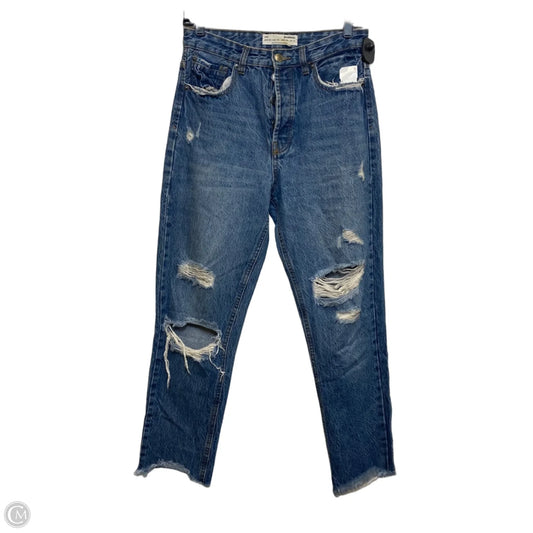 Jeans Boyfriend By Stradivarius In Blue Denim, Size: 6