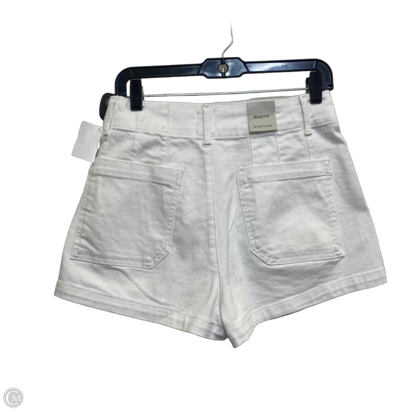 Shorts By Maeve In White Denim, Size: 8