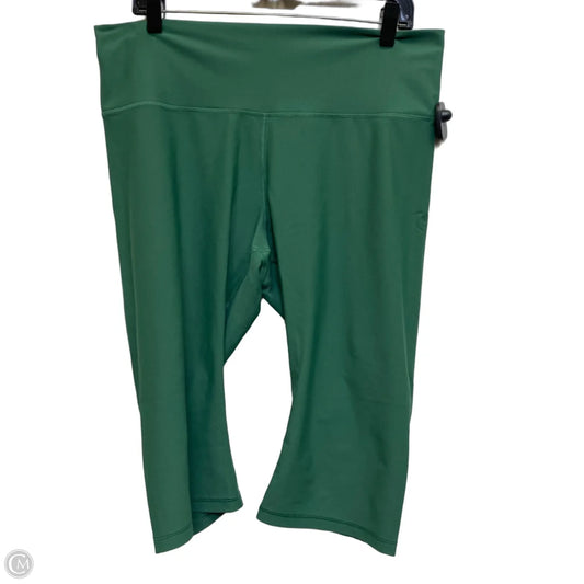 Athletic Leggings Capris By Old Navy In Green, Size: Xl