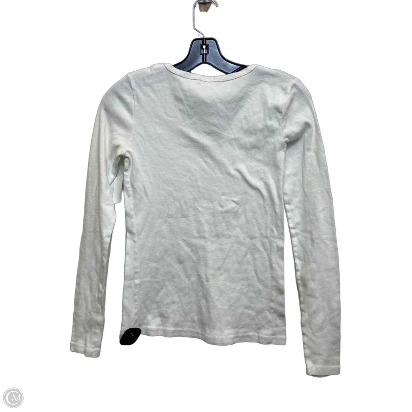 Top Long Sleeve Basic By John Galt In White, Size: S