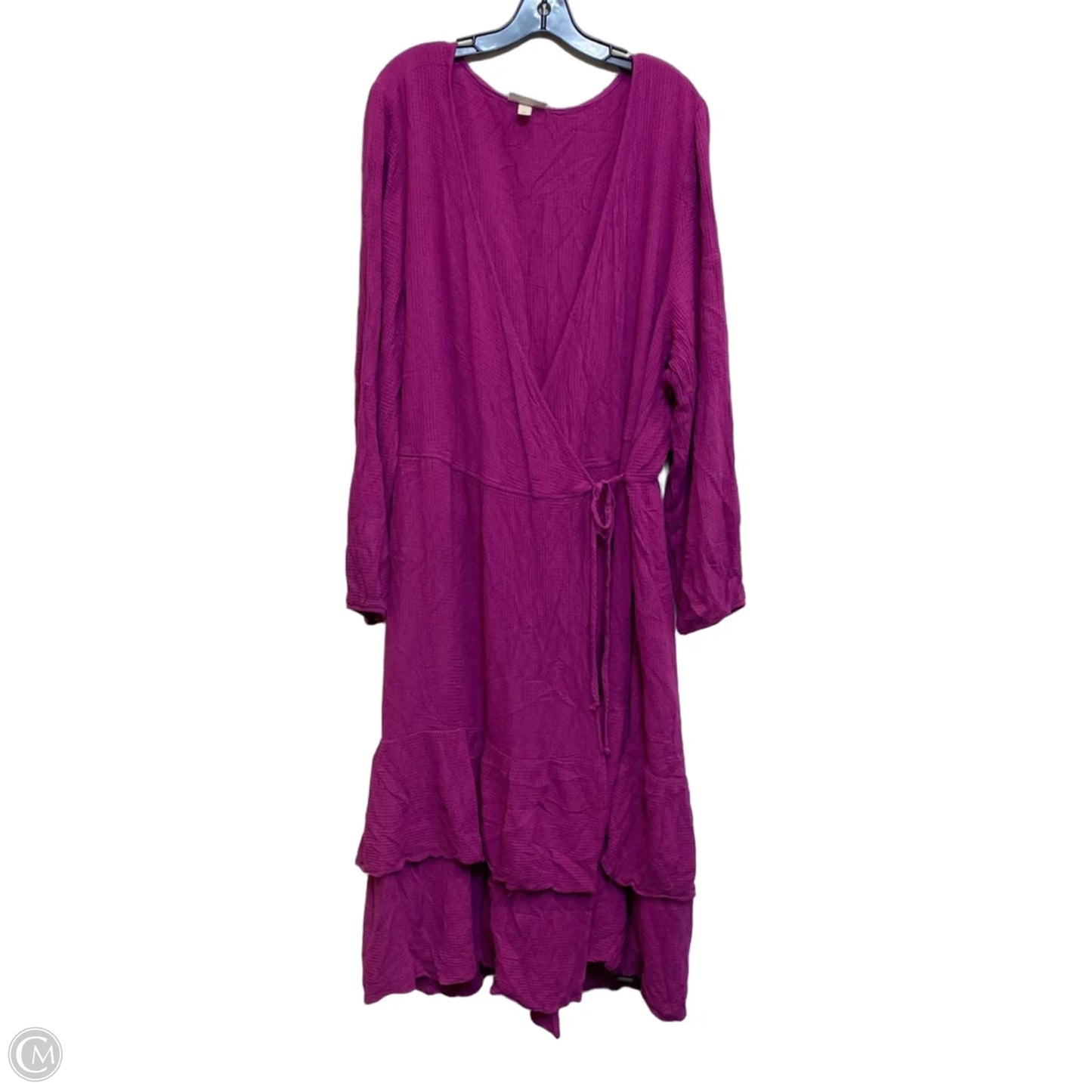 Dress Casual Midi By Knox Rose In Purple, Size: 3
