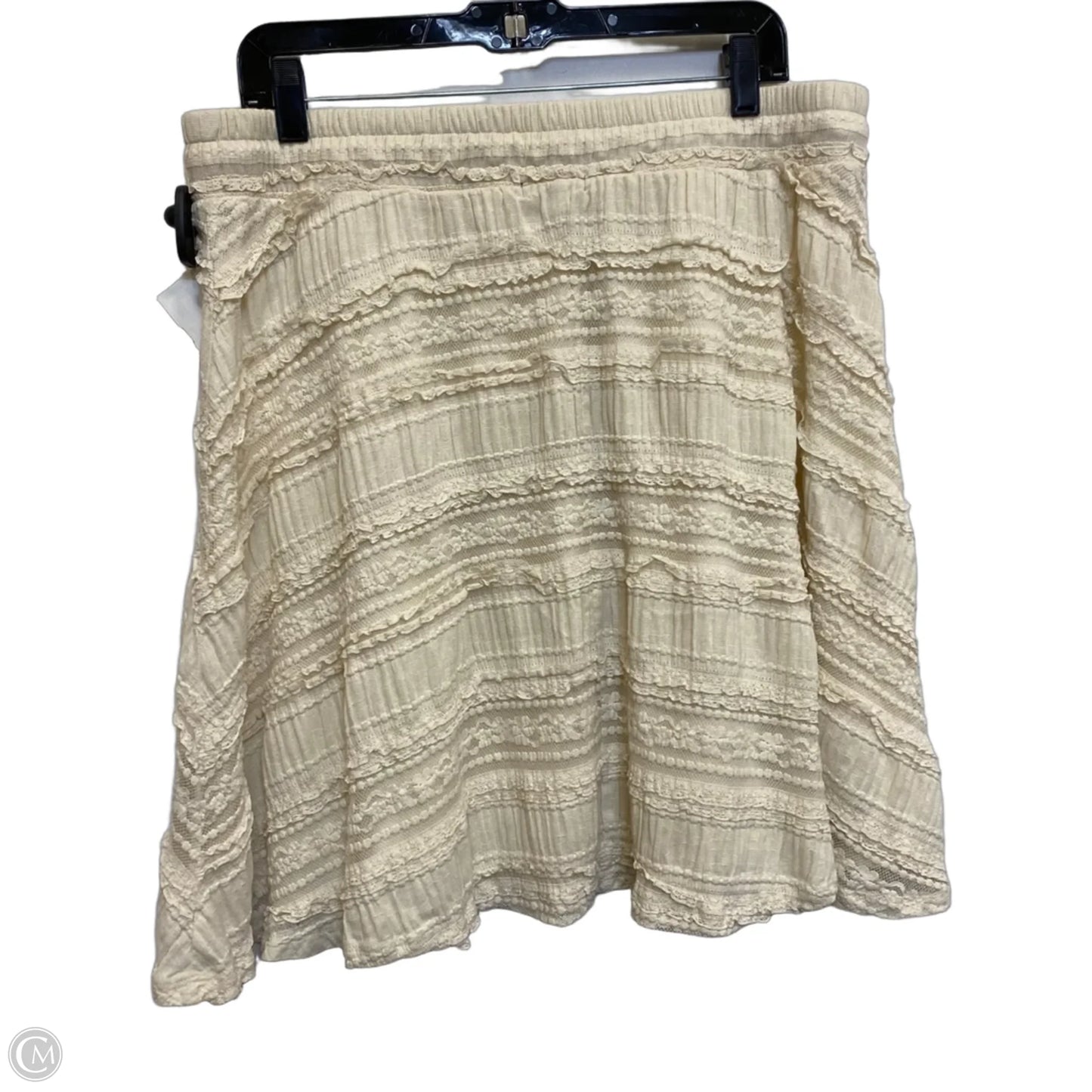 Skirt Mini & Short By Torrid In Tan, Size: 1x
