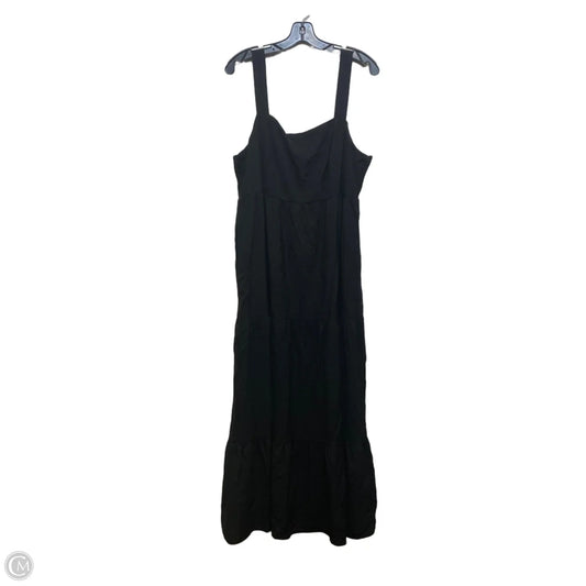 Dress Casual Midi By Nine West Apparel In Black, Size: Xl